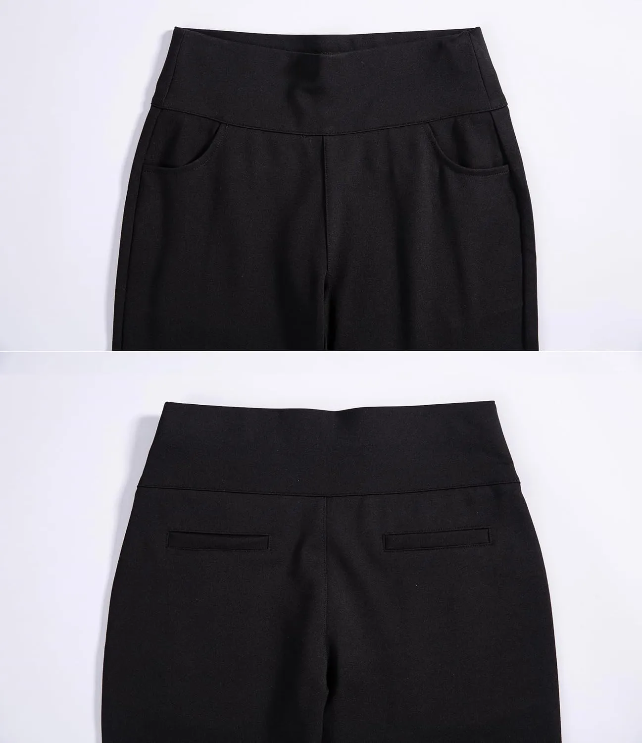 zsangbee Dress Pants for Women Comfort Stretch Skinny Leg High Waist Pull on Pants with Pockets for Work